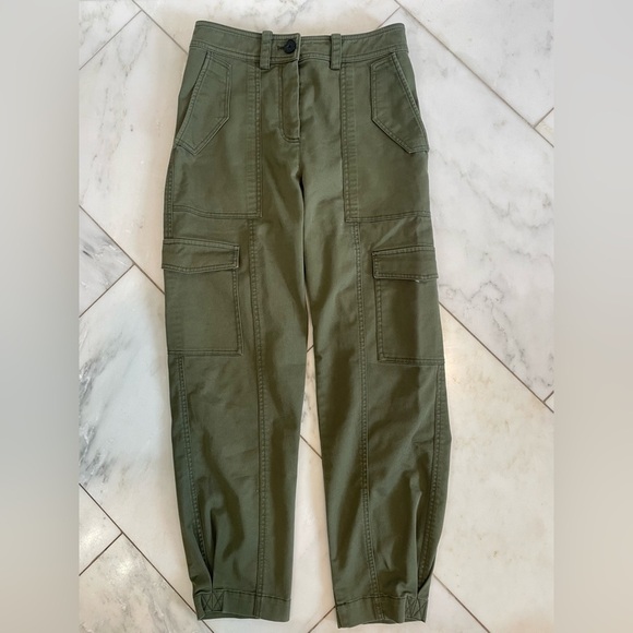 Derek Lam Pants - Derek Lam 10 Crosby size 4 women’s cargo khakis tapered leg designer soft casual